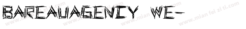 bareauagency we字体转换